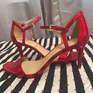 Michael Kors Red heel sandals